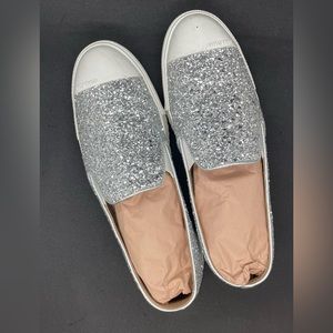 Miu Miu Calzature Donna Glitter Sneakers | Color: Gray | Size: 6